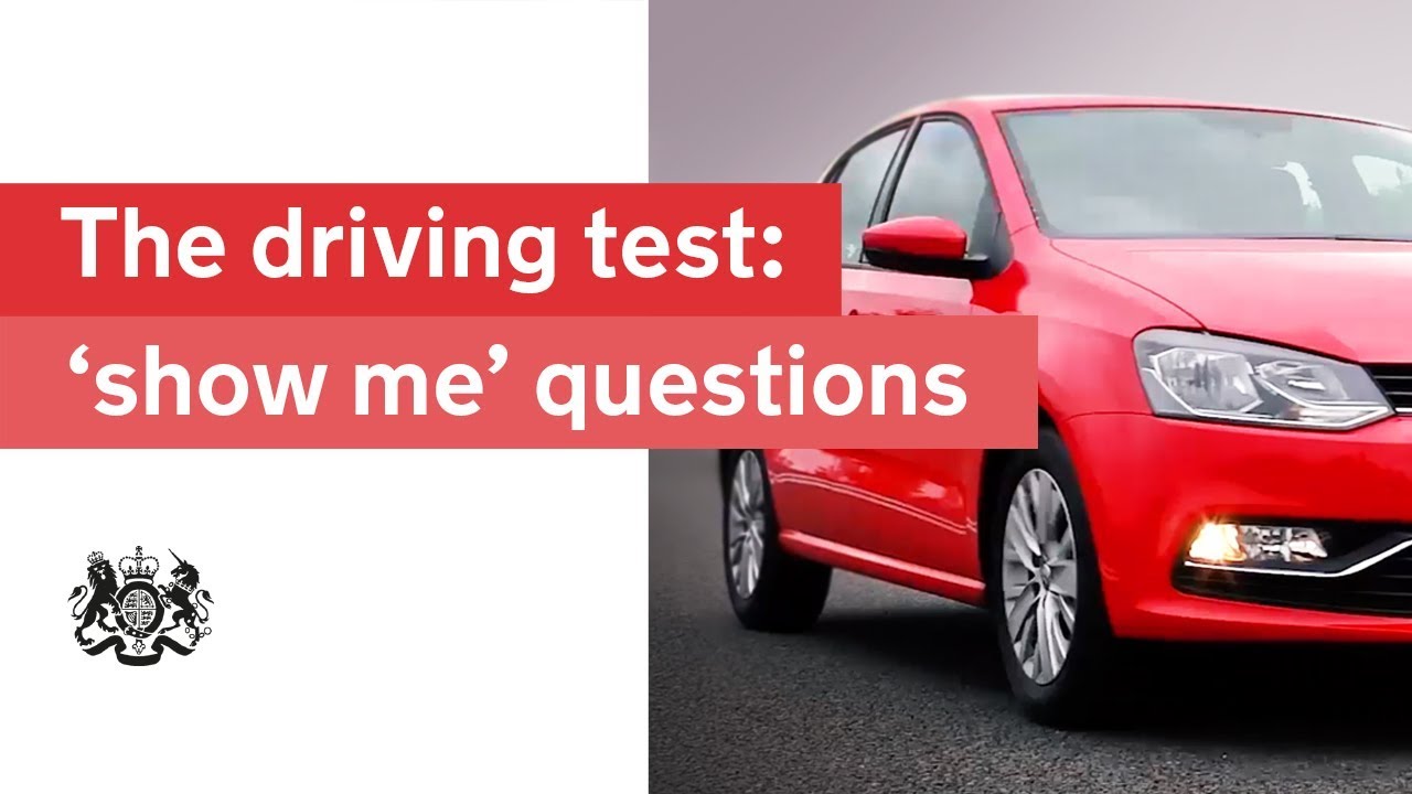 Dirving Test Show Me Questions